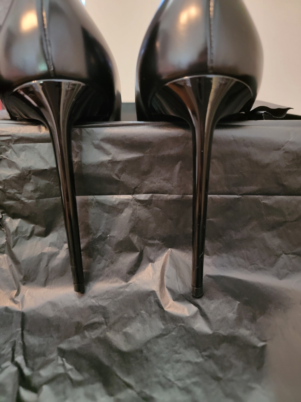 New Saint Laurent Black Stiletto Bootie Sz 40 - Picture 4 of 6